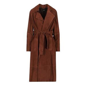 Arma Women "Yava" Suede Leather Coat